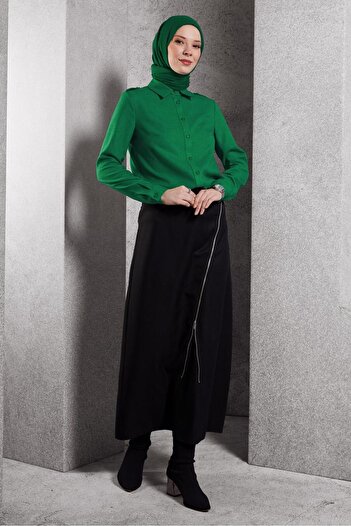 Alvina 45240 Model Shirt Collar Blouse