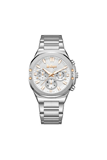 Lee Cooper Men Multi Function Silver Dial Watch - LC07991.330