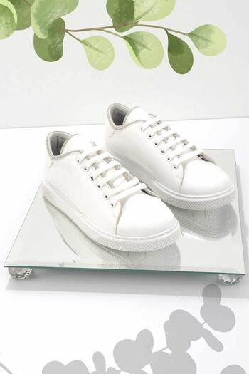 Bambi Λευκό Γυναικείο Sneaker Κ 01763131509