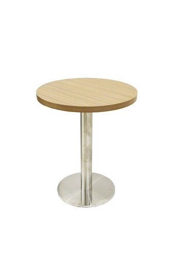 Generic Round wooden table with steel base