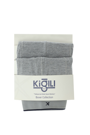 Kiğılı 2 Pack Flat Boxers - 8683841287278