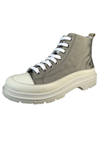 ART Damen Elegante Stiefelette Birmingham 1895 Grau Taupe Textil/synthetik
