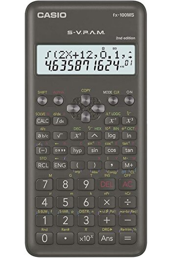 Casio FX-100MS 2nd Gen Non-Programmable Scientific Calculator, 300 Functions
