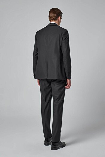 Tween Slim Fit Siyah Smokin Takim Yelekli