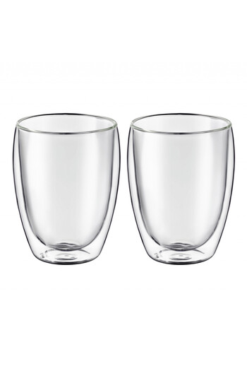 Ambition Set of 2 glasses 350ml, heat-resistant glass, Mia