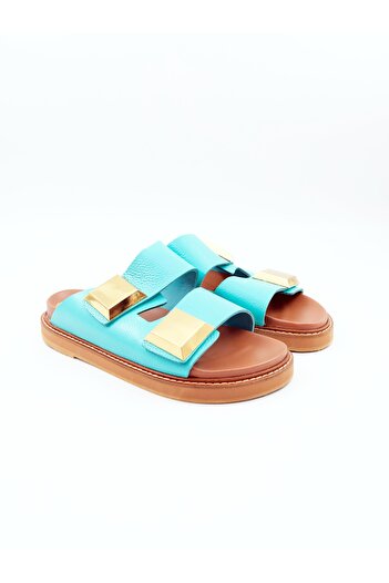 Tenau Women's Genuine Leather Slippers