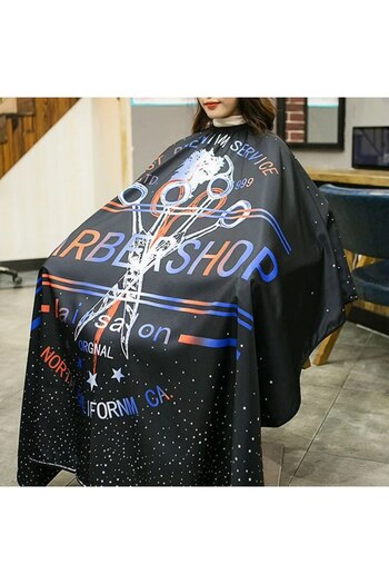 Choice1 MULTI 1pcs Barber Cape Waterproof Hairdressing Cape Haircut Gown Cloth For Hair Styling