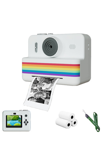 Choice White Digital Children Camera For Photography Mini Printer Portable Thermal Instant Print Photo Kids