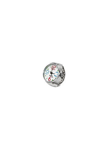 Choice Multicolor Men Women Creative Round Elastic Quartz Finger Ring Watch Fashion Couple Watch for Lovers