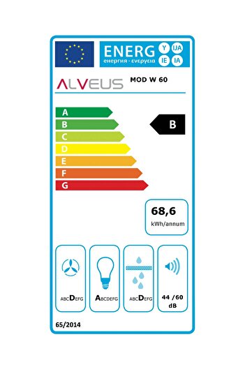 Alveus Mod W Siyah Davlumbaz