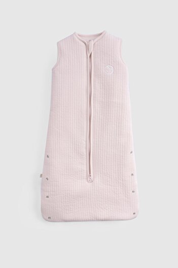 Little Gusto Elyaf Dolgulu Kapitone Pembe Uyku Tulumu 0-6 Ay