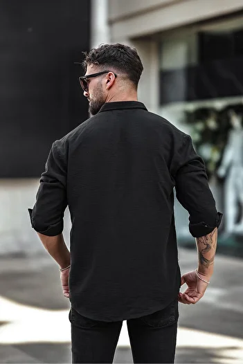 Delpino Long Sleeve Summer Linen Shirt