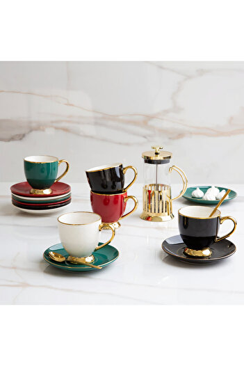Ambition Cup with saucer 220ml, turquoise, Royal