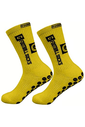 GHASSY CO. Ghassy Co. Men's Non-Slip Sole Football Running Fitness Cotton Sports Socks