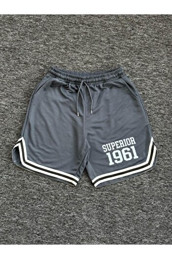 Altamira Men's Smoked Superior Printed Shorts with Stripe Legs