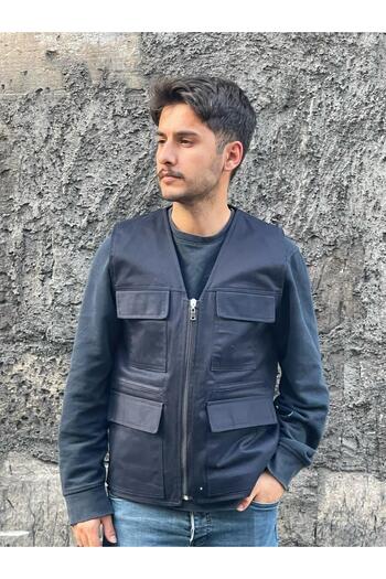 BAW COMPANY Men's Summer Linen Fabric Hunting Vest Multi-Pocket 7 Pockets Place an Order According to the Size Chart.