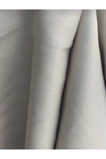 CollessiaHome 100% Cotton Satin - Fitted Double Elastic Sheet Set - Stone