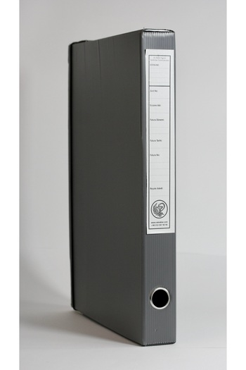 ÇABUKLAR Pharmacy Sgk - Grey Standard Size Prescription Box (29X4,5X40 cm)