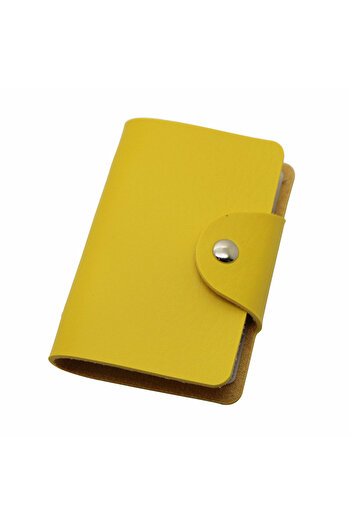 Generic Card Holder Organizer 24 Slots Yellow