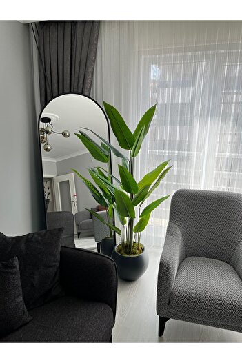 İremÇiçekçilik Yapay Çiçek Uygula 180 Cm 20 Yaprak Yapay Ağaç Salon Çiçeği