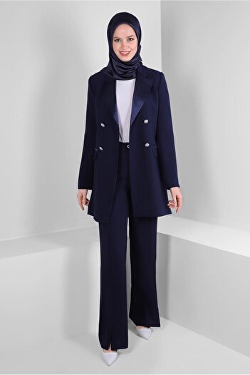Alvina CROUVAZE COLLAR CLASSIC DOUBLE PANT SUIT 30321