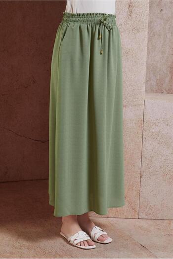 Alvina 60587 Model Hijab Skirt - Elastic Waist