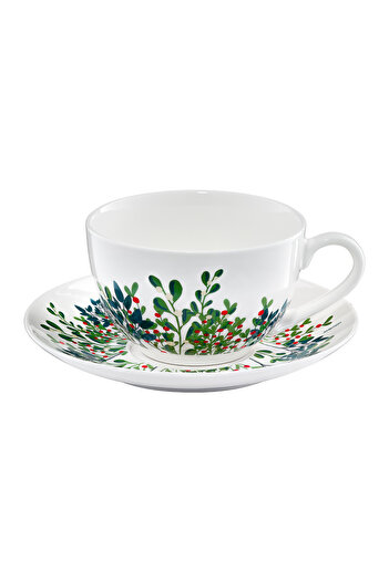 Ambition Tea or coffee serving set, 12 pieces, 6 people, Greenery
