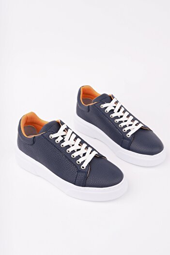MUGGO Pinto Thick Sole Lace-Up Men's Casual Sneaker Sports Shoes