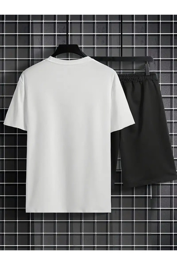 npLStore Unisex Printed T-Shirt and Shorts Bottom Top Set