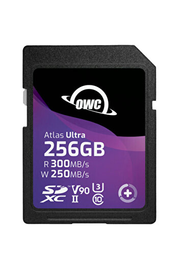 OWC بطاقة ذاكرة أطلس الترا SDXC UHS-II V90 بسعة 256 جيجابايت