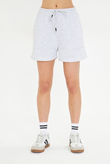 The Champ Clothing Stretchy and Relaxed Fit Double Pocket Above Knee Shorts for Women