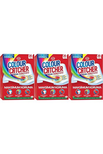 K2R Color Catcher Color Protective Wipes 60 Pcs Economic Pk (3Pk*20)