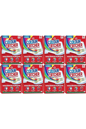 K2R Color Catcher Color Protective Wipes 160 Pcs Economic Pk (8Pk*20)