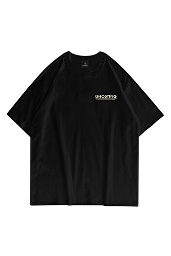 Trendiz Unisex černé tričko Ghosting