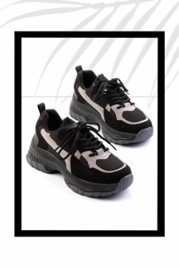 Bambi Black Smoked Women's Sneaker K01450010522