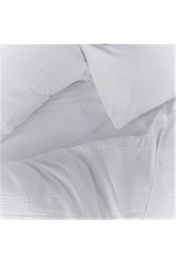Kotonia Home XXL Crepe Ranforce Bed Linen Set, white, for 2 people