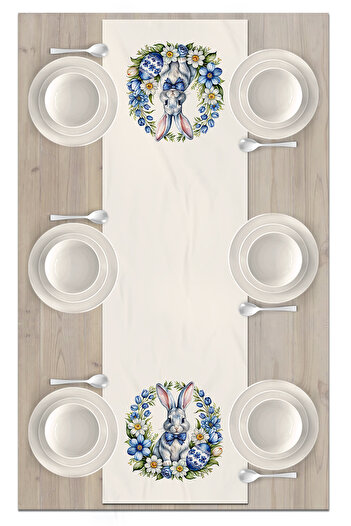 Bertille Home Spring Series 140X40 cm Digital Printed Runner (Spring Easter Easter)