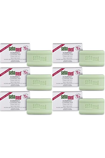 Sebamed Soap 100Gr Compact for Sensitive Skin Set (6 Pice)