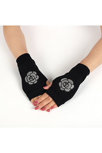 Generic Half Finger Glove For Girls Style-12