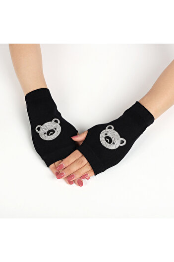 Generic Half Finger Glove For Girls Style-09