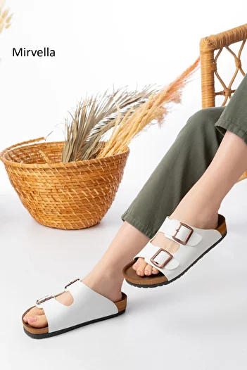 mirvella unisex παντόφλες με διπλή πόρπη άνετο σπίτι & παντόφλες