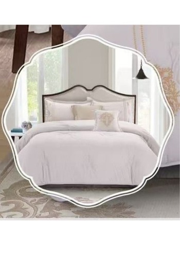 smart home Embroidered two-sided quilt set, two-sided mattress, consisting 6 pieces, 100% microfiber, 240x260cm