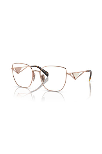 Prada Woman Butterfly Eyeglasses- Pr A54vd - Lense Size:55mm - Rose Gold