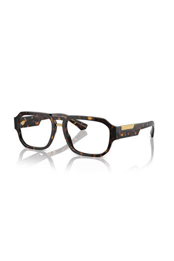 Dolce&Gabbana Dolce & Gabbana Man Pilot Eyeglasses- Dg 3389 - Lense Size:53mm - Havana