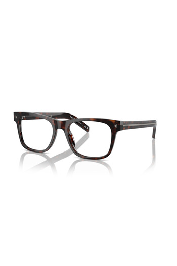 Prada Man Pillow Eyeglasses- Pr A13v - Lense Size:52mm - Radica Tortoise