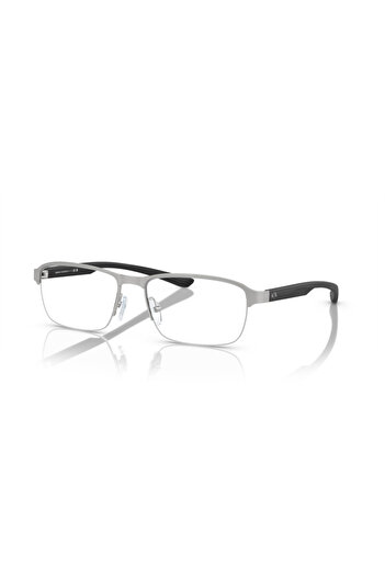 Armani Exchange Man Pillow Eyeglasses- Ax 1061 - Lense Size:57mm - Matte Silver