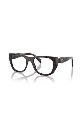 Prada Woman Irregular Eyeglasses- Pr A18v - Lense Size:50mm - Root Tortoise