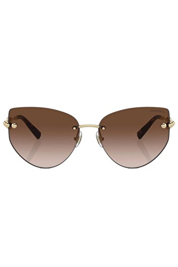 Tiffany Woman Butterfly Sunglasses- Tf 3096 - Lense Size:60mm - Pale Gold