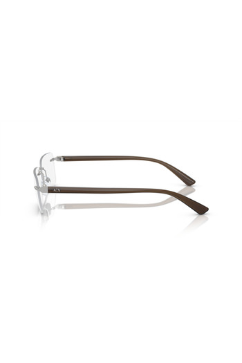 Armani Exchange Man Rectangle Eyeglasses- Ax 1064 - Lense Size:56mm - Matte Silver