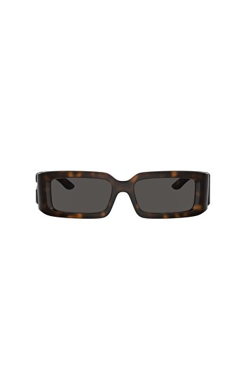 Dolce&Gabbana Dolce & Gabbana Unisex Rectangle Sunglasses- Dg 6197 - Lense Size:53mm - Rubberized Havana
